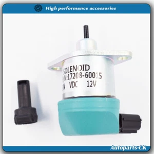 Fuel Stop Solenoid 17208-60015 17208-60010 for Kubota D905 D1005 D1105 Tractor - Picture 1 of 7