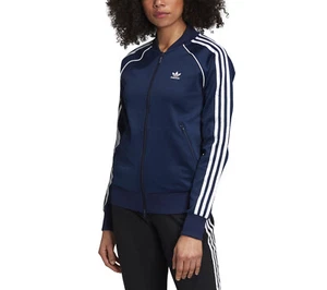 adidas Primeblue Recycled SST Zip Track Jacket Top XS RRP £50 Originals Women - Picture 1 of 9