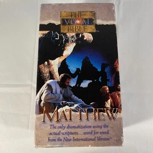 The Visual Bible: Matthew - 4 VHS Boxed Set - Original Box & Sleeves - Tested! - Picture 1 of 10