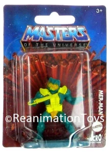 Mini figura de acción Mattel Masters of the Universe MOTU He-Man Mer-Man Micro sin usar, en caja - Imagen 1 de 2