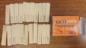 Rico Reeds, Stärke 1,0 für Bassklarinette, 20er Pack plus 2x 1,5 (alter Typ) - Bild 1 von 1