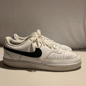 Nike Court Vision Low 'White/Black' Mens Size 12 - CD5463101 [G7] - Picture 1 of 12