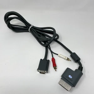 Genuine Microsoft VGA AV Cable X801257-100 Video for Xbox 360 Audio & Optical - Picture 1 of 4