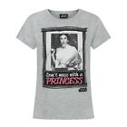 Star Wars Girls 'Don't Mess With A Princess' T Shirt NS400