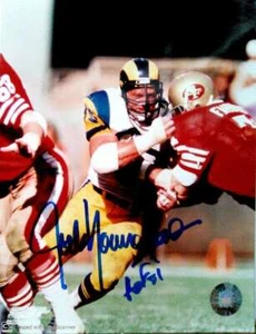 JACK YOUNGBLOOD SIGNIERTES LOS ANGELES RAMS 8 X 10 FOTO #2 HOF01 - Bild 1 von 1