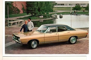 1968 Ford Torino 4-Door Sedan Dealer Promotional Postcard Unposted-GS1 - Picture 1 of 2