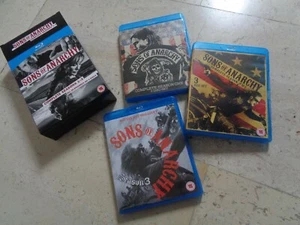 SONS OF ANARCHY Season 1-3 Blu-ray Three Season BOXSET Charlie Hunnam - Picture 1 of 3