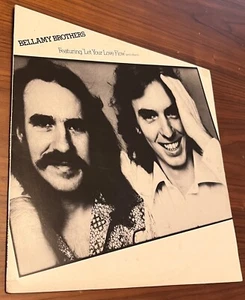 BELLAMY BROTHERS Let Your Love Flow Vinyl Record LP 1976 Australia - Picture 1 of 6