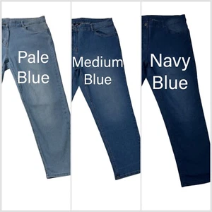 NUEVO Pantalones de mezclilla para mujer Millers elásticos cómodos talla 10 a 22 azul marino pálido - Imagen 1 de 16