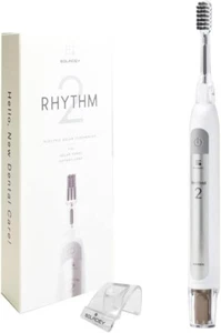 SOLADEY RHYTHM2 Electric Toothbrush(Honeycomb P) Normal Sonic Vibra [Snow White] - Picture 1 of 18
