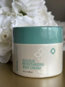 Serious SkinCare Glycolic Retexturizing Body Cream 8 Ounce Brand New Sealed - Picture 1 of 3