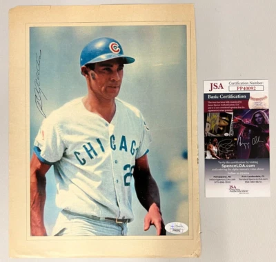 Billy Williams Signed Magazine Page JSA Certified AUTO MLB Chicago Cubs HOF '87! - Image 1 of 3