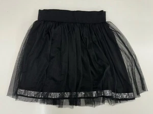 Disney D-Signed Girls Skirt Size XL Black Tulle Sequin Dress Up - Picture 1 of 7