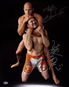 Fedor Emelianenko Kazushi Sakuraba Signed 16x20 Photo BAS COA Pride FC UFC Auto - Picture 1 of 24