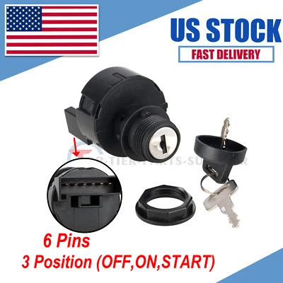 Ignition Switch Key For Polaris Sportsman 325 400 450 500 550 570 700 800 900 - Image 1 of 4