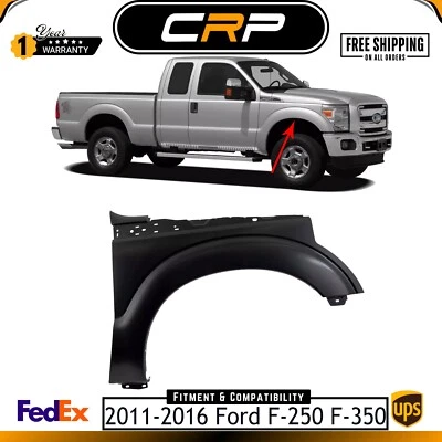 Крыло для 2011-2016 Ford F-250 F-350 Super Duty передний пассажирский грунтованная сталь - Изображение 1 из 4