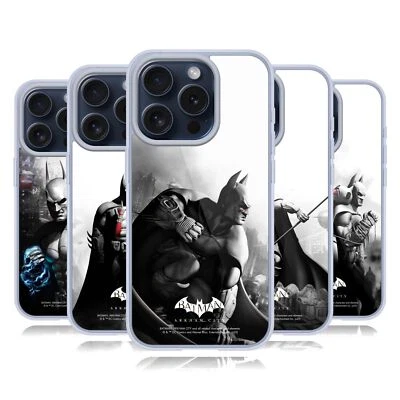 OFFICIAL BATMAN ARKHAM CITY KEY ART SOFT GEL CASE FOR APPLE iPHONE PHONES - Image 1 of 4