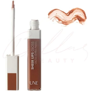 UNE Natural Sheer Lip Gloss with Ultra-light & Moisturizing Formula - S12 *NEW* - Picture 1 of 1