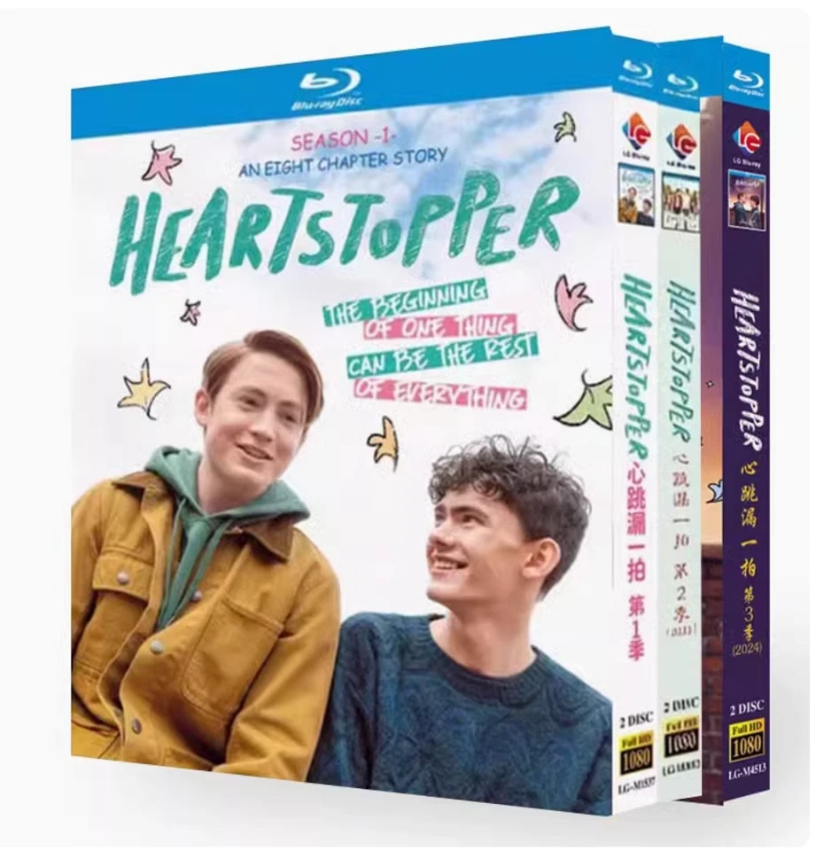Heartstopper 1-3 BD Nuevo 6 Discos Todas las Regiones Nuevo Juego de Caja - Imagen 1 de 1