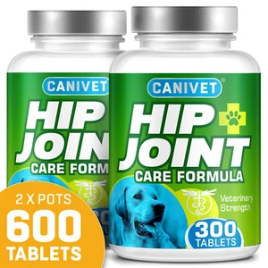 Dog Joint Supplement- Canivet Hip and Joint with added Turmeric, MSM, Manganese - Picture 1 of 11