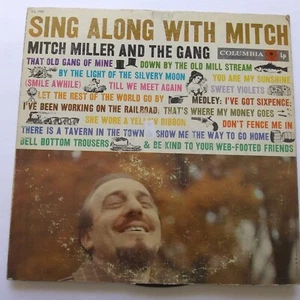 Sing Along with Mitcch Mitch Miller & the Gang Vinyl LP Columbia CL 1160 - Picture 1 of 11