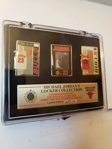 ¡RARO!!! Juego de pines colección Michael Jordan's Locker edición limitada 2037/2500 - Imagen 1 de 3