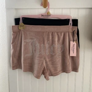 Juicy Couture Mujer’s Bling Logo Terciopelo Suave BOTÍN Prendas para Dormir PJ Pantalones Cortos 2PK Grandes - Imagen 1 de 15