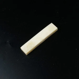 Bleached Bone Nut Blank Preshaped For Big"G" Type Guitar, 2-3/16" x 7/16" x 3/16 - Picture 1 of 3