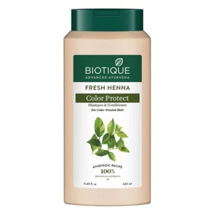 Biotique Fresh Henna Shampoo And Conditioner For Shine Hair 340ml - Picture 1 of 8