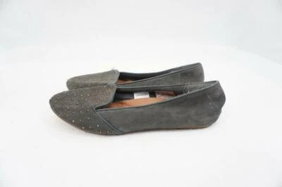 REEF MAYUTA USED 6.5 SUEDE LEATHER STUDDED GRAY SLIP ON FLATS - Image 1 of 4