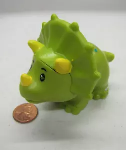 Fisher Price Little People GREEN PREHISTORIC DINOSAUR SPOTTED DINO for Cave - Picture 1 of 3