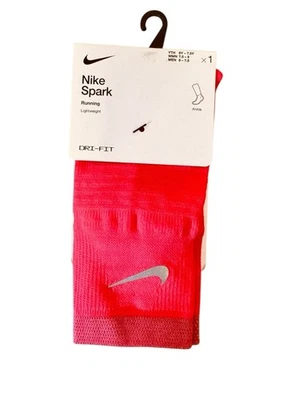 Calcetines al tobillo para correr Nike Red Spark para hombre talla M con Swoosh plateado Foto 1 de 2