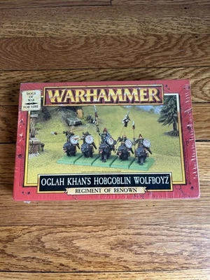 Oglah Khan’s Hobgoblin Wolfboyz Warhammer Fantasy Battle Games Workshop Sealed - Image 1 of 4