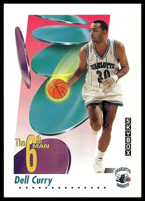Dell Curry 1991-92 SkyBox #434 - Image 1 of 2