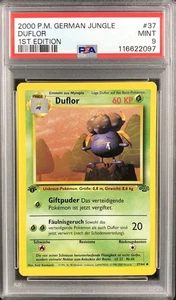 Duflor 37/64 - Dschungel - 1. Edition - PSA 9 - Pokémon - Picture 1 of 4