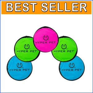 Pack of 5 Durable 9" Flying Disc Dog Toys - Safe for Teeth & Floats in Water - Picture 1 of 11