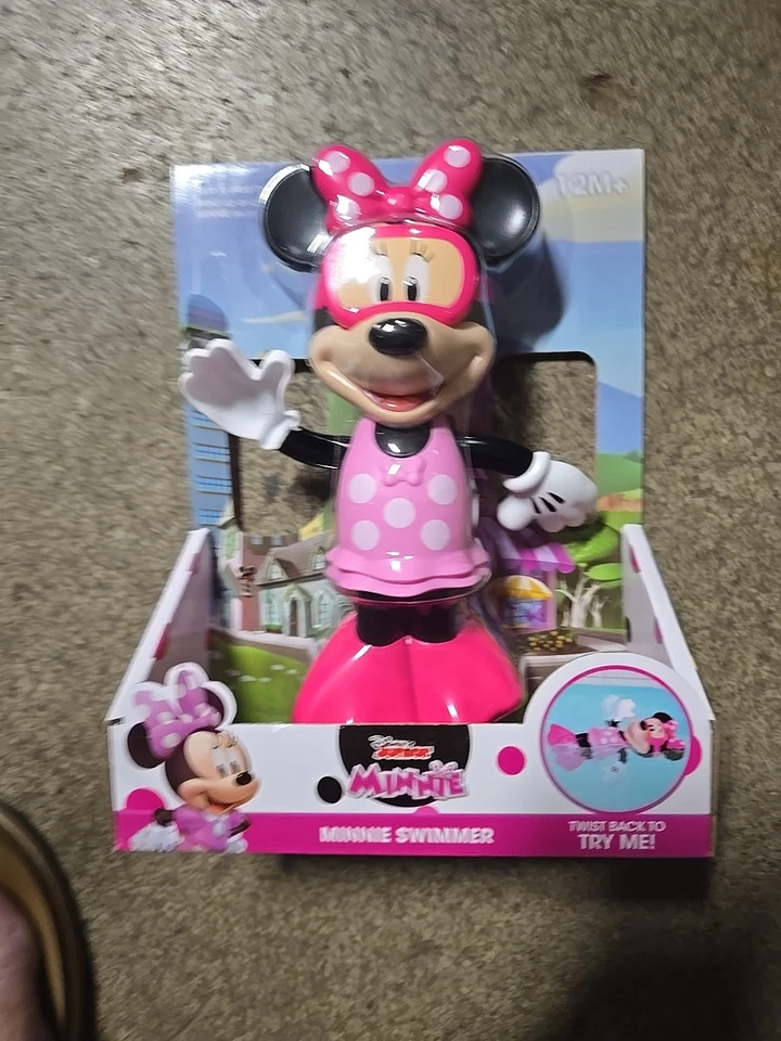 Disney Junior Minnie Mouse Water Swimmer Kids  Wind Up Pool Bath Toy  - Image 1 of 1