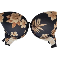 Victoria's Secret "Wear Everywhere Push Up" Underwire Bra Floral Print 34 DD - Picture 1 of 9