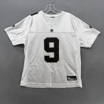 Camiseta Reebok NFL Para Hombre Mediana Blanca New Orleans Saints Drew Brees #9 Foto 1 de 4