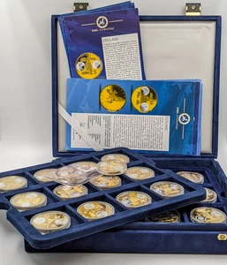 38 medallas euros primeros descuentos, Europa con certificados y estuche - Imagen 1 de 11