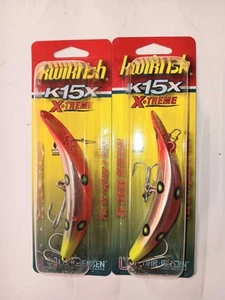 2 Luhr-Jensen Kwikfish K15X Flo Red Chrt UV - Imagen 1 de 1