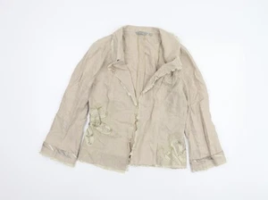 Marks and Spencer Women's Beige Blazer Size 10 - Picture 1 of 12