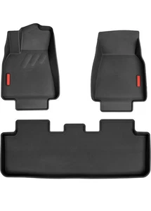 BaseLayer Floor Mats for Tesla Model Y (2021-2026) Juniper Made-in USA-5 Seater - Picture 1 of 8