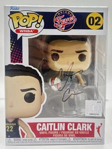Caitlin Clark Signed Funko Pop 02 Indiana Fever Autographed Beckett BAS COA - Picture 1 of 6
