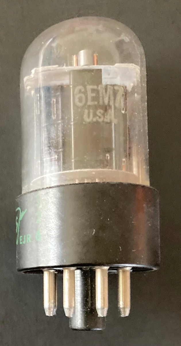 ジャンク General Electric 6EM7 6EA7 4本 セット 真空管 USA 2ペア