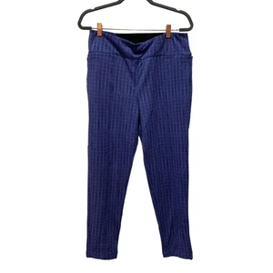 Betabrand Stretchy Pull On Blue Pants Size XL high rise Comfy - Picture 1 of 12