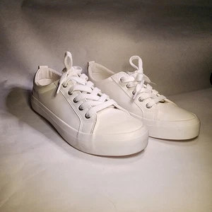 Esprit White Sneakers Womens Casual Lace Up Comfortable Stylish Shoes - Picture 1 of 11