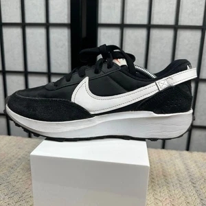 Sneakers Nike donna taglia 7 nere e bianche stile swoosh 1970 - Foto 1 di 6