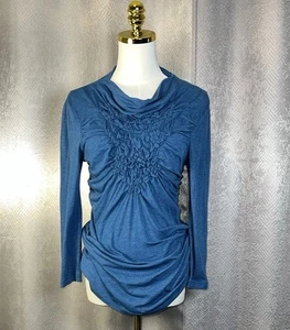 ANTHROPOLOGIE Deletta corpiño acanalado azul talla S.                       ordrA4 - Imagen 1 de 8