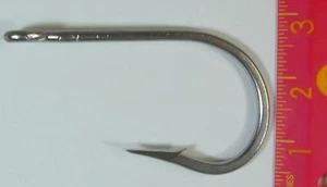 1ea 7691S 12/0 Stainless steel Fish Hooks lures bait Marlin Shark Wahoo Tuna - Picture 1 of 3